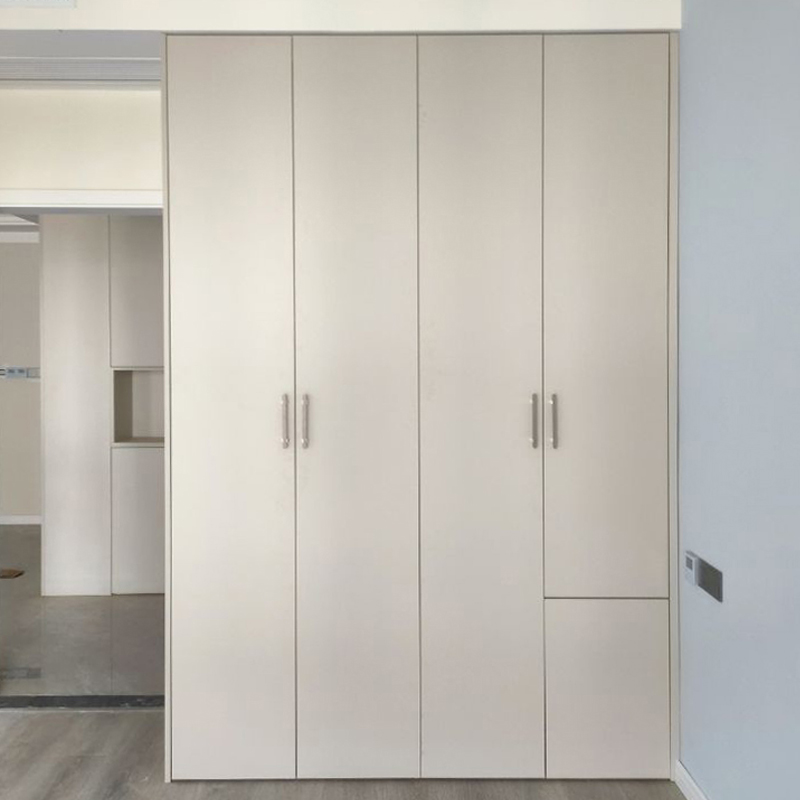 大衣柜家用臥室實(shí)木小戶型現(xiàn)代簡約輕奢儲物定制柜子